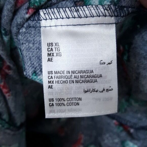 CLUB ROOM Pajama Pants Mens XL Navy Flannel Christmas Tree Truck Cozy Comfort PJ - Picture 12 of 12